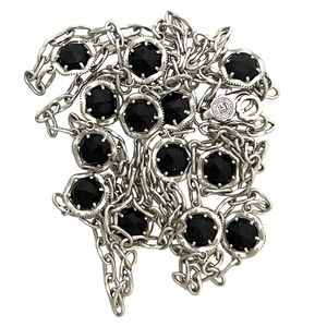 TACORI Sterling Silver Black Lightning Onyx Necklace